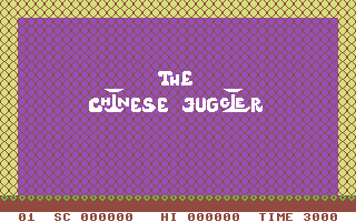 Chinese Juggler screenshot 2 for Commodore 64